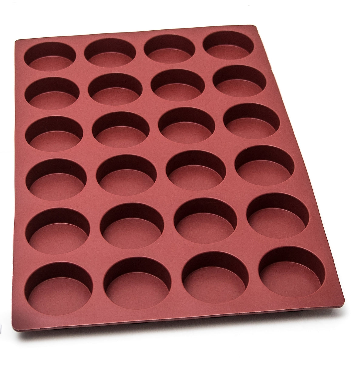 SILMAÉ Silicone Tray - Cylinder Straight Edges - 24 Cavities