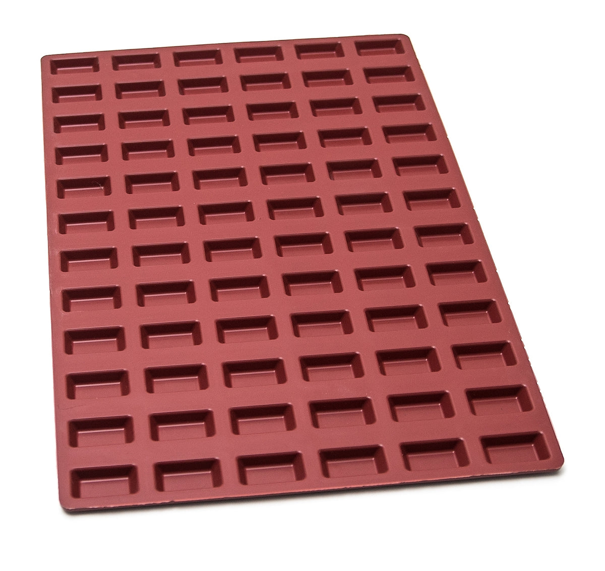 SILMAÉ Silicone Tray - Rectangle Mini Financier - 72 Cavities 10 units/box