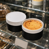 Basque cheesecake baked directly in the Chic Bake Box, ready to serve