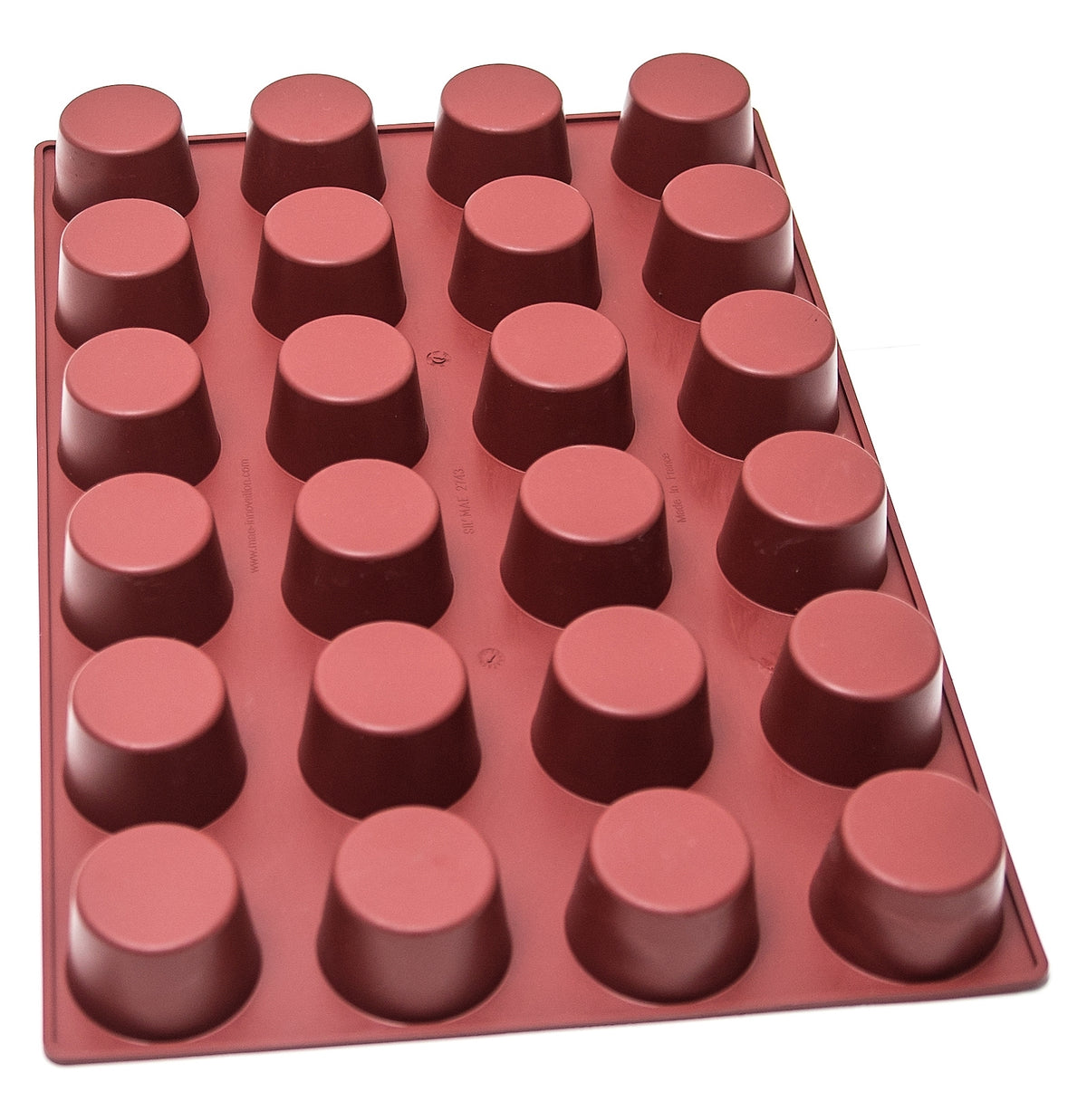 SILMAÉ Silicone Tray - Cylinder Muffin - 24 Cavities
