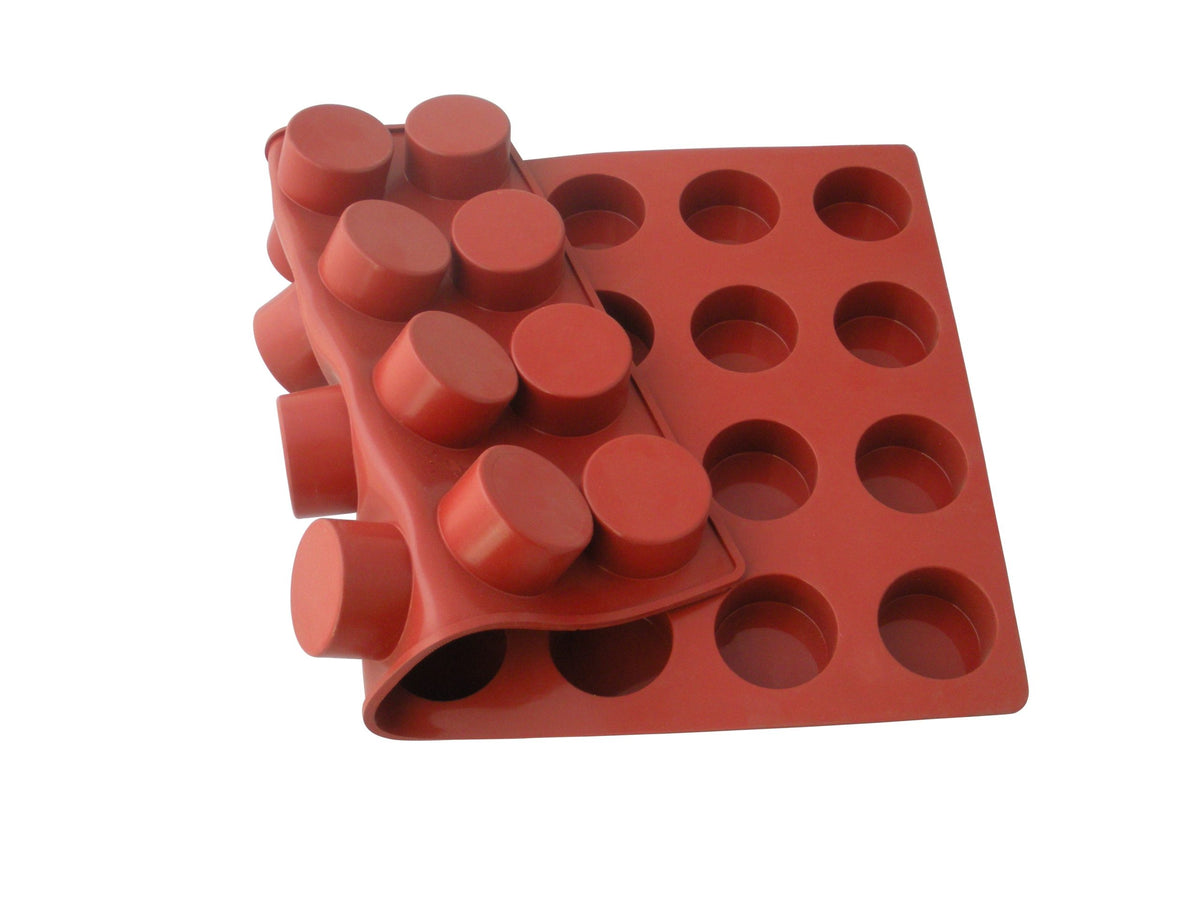 SILMAÉ Silicone Tray - Cylinder Straight Edges - 28 Cavities. 10 units/box