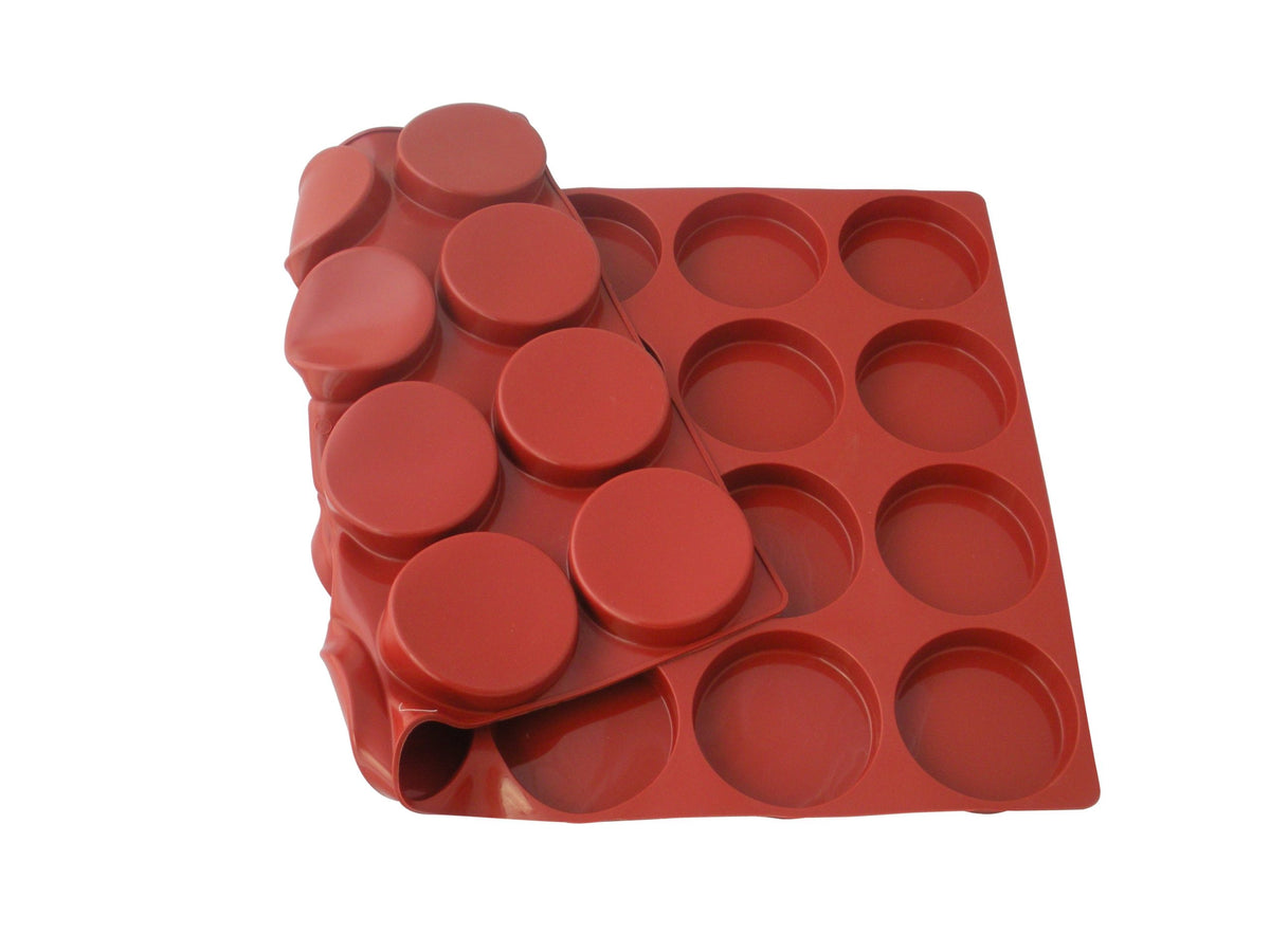 SILMAÉ Silicone Tray - Cylinder Straight Edges - 24 Cavities