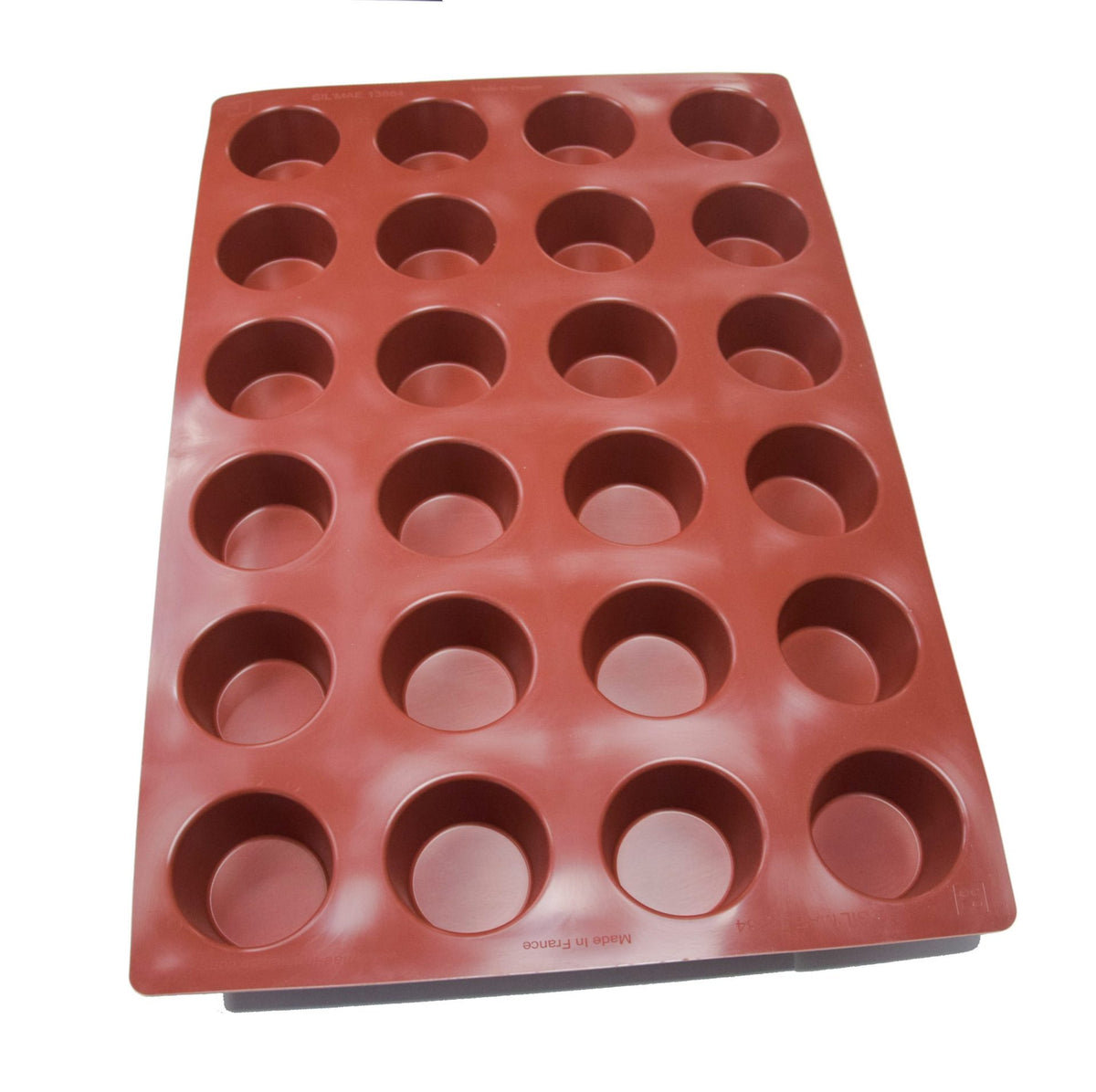 SILMAÉ Silicone Tray - Cylinder Muffin - 24 Cavities 10 units/box